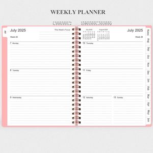Agenda Diaria Personalizada 2026 2027 con Logotipo Impreso, Cuaderno Espiral, Diario, Planificador con Caja - Product Image 4