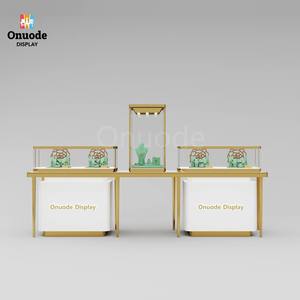 ตู้โชว์เครื่องประดับ MDF แบบดีลักซ์ พร้อมไฟ LED เหมาะสำหรับเคาน์เตอร์ในห้างสรรพสินค้า ร้านค้า และการจัดแสดงเครื่องประดับ - Product Image 1