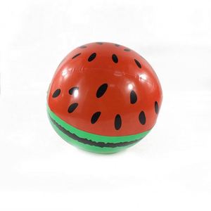 Ballons de plage géants en forme de pastèque biodégradables de 27 pouces, en vrac, avec impression de logo personnalisé - Product Image 4