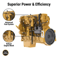 Ensemble moteur diesel Caterpillar C15 neuf, préfixe MCW, moteur industriel pour grande excavatrice, concasseur de roche, machines minières
