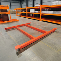 Rayonnage à palettes résistant à la corrosion personnalisé Barre de support orange