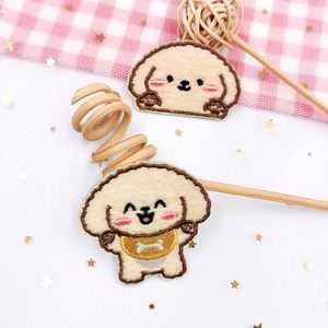 แผ่นแปะติดเองลายการ์ตูนน่ารัก ขนฟู รูปสุนัข หมี แมว กระต่าย สำหรับตกแต่ง - Product Image 4