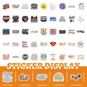 100 Calcomanías Médicas de Patología del Lenguaje y del Habla (SLP) - Product Image 3