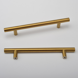 Barre en T creuse en acier inoxydable Offre Spéciale quincaillerie de meubles de chambre à coucher poignées d'armoire et boutons d'accessoires de tiroir pour la cuisine - Product Image 3