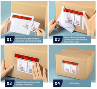 Enveloppes pour liste de colisage JIJID, pochette pour facture jointe, pochette autocollante pour étiquette d'expédition, enveloppes pour billet de transport aérien, emballage