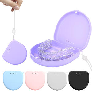 JUXINDA-Estuche de retención para Invisalign, soporte de alineador sólido y duradero con cierre seguro, estuche de viaje de lujo - Product Image 3