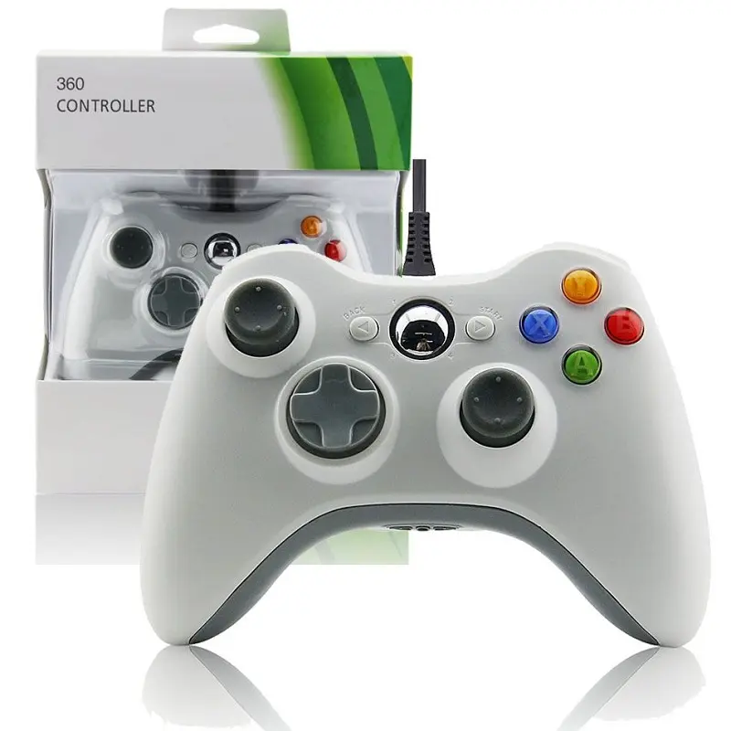 Honson Gamepad Joystick Bedrade Controller Voor Xbox 360 Controller Met Oortelefoonaansluiting Abs Plastic Play Game Usb-Controller