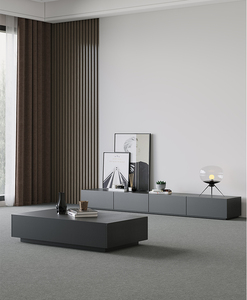 Mobile <span class=keywords><strong>Tv</strong></span> mobile da parete nordico porta <span class=keywords><strong>tv</strong></span> e tavolino semplice e moderno grande contenitore disegna mobile da tavolo da tè per soggiorno - Product Image 4