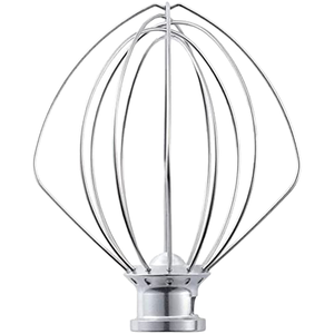 Pièces de rechange pour mélangeur électrique <span class=keywords><strong>KitchenAid</strong></span> 5 pintes K5AWW Fouet à 6 fils en acier inoxydable 100% pour modèles K4 K5 KP50 KSM5 KSM50 - Product Image 1
