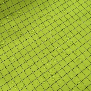 Tissu Oxford 300D Conducteur Antistatique Imperméable Enduit PU Jaune Vih Respirant pour Vêtements de Travail Sacs Uniformes Auvent Extérieur - Product Image 3
