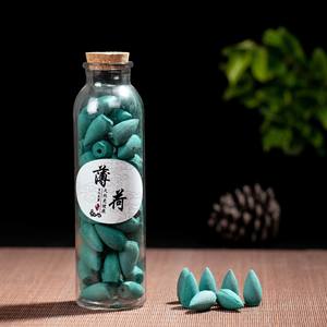 Ywbeyond 60-65 pz bottiglia di vetro color profumo sandalo Agarwood assenzio lavanda fragranza <span class=keywords><strong>cascata</strong></span> riflusso cono <span class=keywords><strong>incenso</strong></span> cono - Product Image 4