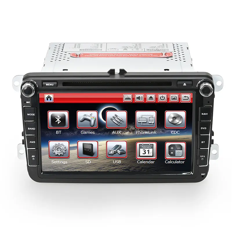 Volkswagen için Autoradio WIN CE sistemi 8 inç