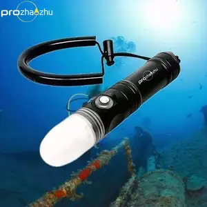 Ip68 Onderwater Scuba Signaal Led 4000 Lumen Duiken Strobe Lamp Met Power-Indicator 21700 Usb Magnetisch Opladen