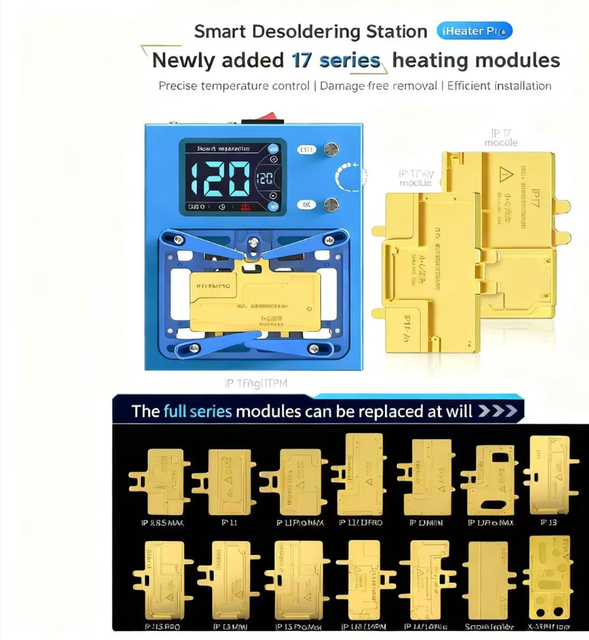 Aixun Iheater Pro Desoldering Station for X to 17promax Android Phone Motherboard Layered Heating