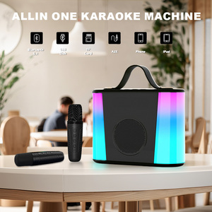 Speaker Dual <b>Microphone</b> Mini Portable Audio Integrated <b>Microphone</b> <b>Wireless</b> BT Outdoor Portable Speaker - Product Image 5