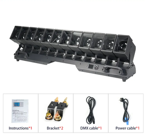 Bluemoon Wedding Lighting Dmx <span class=keywords><strong>Controller</strong></span> Luz con cabezal móvil RGBW 12x60W Beam bar Eventos Iluminación para alquiler Club bar - Product Image 2