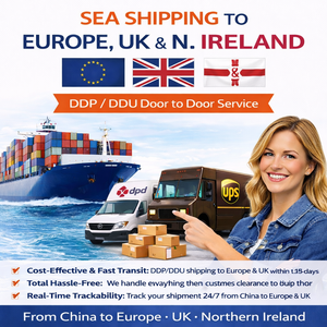 Transporte Marítimo DDP a Reino Unido, Europa e Irlanda del Norte |   Envío Marítimo LCL FCL a <span class=keywords><strong>Belfast</strong></span> Londres |   Iva Incluido Sin Complicaciones Aduaneras - Product Image 1