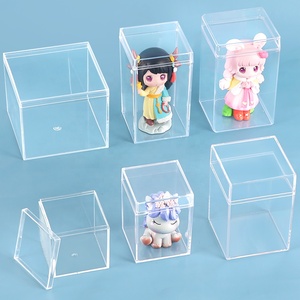 Boîtes de rangement en acrylique transparentes hautes SUNSHING pour <span class=keywords><strong>Pop</strong></span> Mart, boîtes à bonbons, boîtes en plastique pour figurines <span class=keywords><strong>Funko</strong></span> <span class=keywords><strong>Pop</strong></span> Beanie Baby - Product Image 1