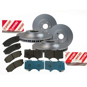 Plaquettes de frein semi-métalliques et céramiques à faible teneur en métaux, silencieuses, personnalisées en usine pour Ford, BMW, Audi, Honda, VW, <span class=keywords><strong>Nissan</strong></span> Patrol, Toyota, Mazda - Product Image 1