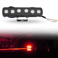 Luces LED de persecución traseras todoterreno de 6 pulgadas de alta conductividad, de aluminio aeronáutico, con certificación CE, súper brillantes, de alta calificación, 24 unidades