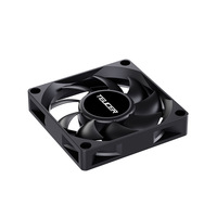 Teucer UT-7015 noir boîtier d'ordinateur de bureau 7cm ventilateur mince 1.8W boule CPU radiateur 7015 contrôle de la température ventilateur de refroidissement en plastique