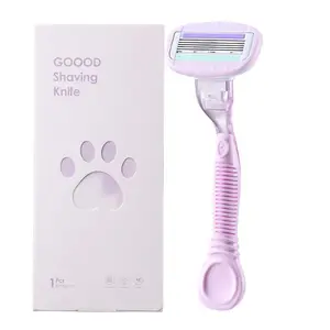 Luxury Top Quality Smoothing Face Body Cleansing Replaceable Razor Mini Shaver Knife With Eyebrow Razor