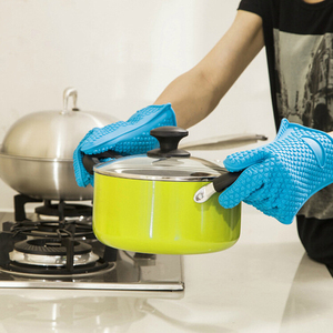 <span class=keywords><strong>Gant</strong></span> <span class=keywords><strong>de</strong></span> <span class=keywords><strong>cuisine</strong></span> en silicone amusant, imperméable, chauffant, résistant à la chaleur et antiadhésif pour barbecue - Product Image 3