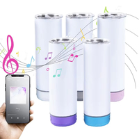 Tumbler ramping berdinding ganda 20oz dari stainless steel 304 untuk sublimasi, dengan tutup geser dan kabel data