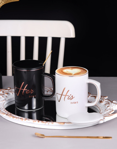 Minimal Design Home Gift <b>Mug</b> <b>Set</b> Ceramic <b>Coffee</b> Cup Personalized <b>Mugs</b> Tea Cups Ceramic <b>Coffee</b> <b>Mug</b> With Lid - Product Image 6