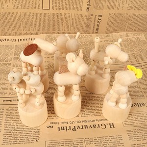 Jouet en <span class=keywords><strong>bois</strong></span> pour décoration <span class=keywords><strong>de</strong></span> bureau, marionnette à doigt, en forme d'animaux, cadeaux pour enfants, nouvelle collection <span class=keywords><strong>de</strong></span> 2018 - Product Image 4