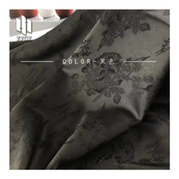 Mode Haute Qualité Classique Fleurs Motif Jacquard Brocart Conception Brocart En Relief Jacquard Tissu pour Femmes Vêtements