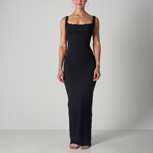 Premium elegante e alla moda In pizzo <span class=keywords><strong>delicato</strong></span> due In uno stile da donna taglie forti Fit con Silhouette fluida abito Midi In pizzo da donna - Product Image 3