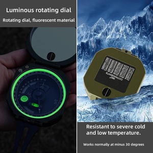Brújula de Tránsito Prismática Magnética Portátil de Alta Calidad, Brújula de Orientación Impermeable para Geología y Senderismo - Product Image 4