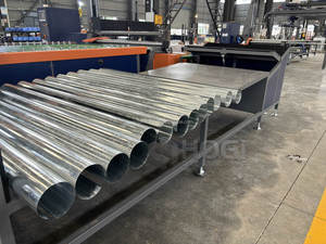 Ligne de production automatisée HOGI pour cheminées en acier inoxydable, <span class=keywords><strong>coude</strong></span> de <span class=keywords><strong>conduit</strong></span>, tuyau, machine à cintrer les tôles CNC à 4 rouleaux entièrement servo-assistée - Product Image 4