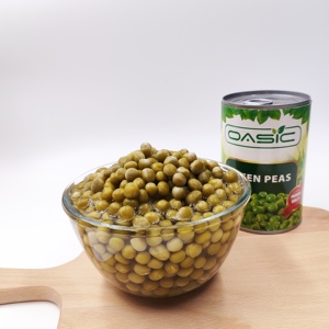 Piselli Verdi in Salamoia in Scatola a Prezzo di Fabbrica 184g 400g 800g 3000g Verdura Conservata in Latta Pronta da Mangiare Marchio OEM - Product Image 2