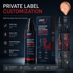 Sérum Bronzant à Absorption Rapide ODM, Charme Masculin Classique, Éclaircit la Peau, Hydratation Intense, Convient à Tous les Types de Peau, Sérum Bronzant Progressif - Product Image 5