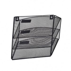 Organisateur de revues mural multifonctionnel en métal pour bureau et école - Product Image 1