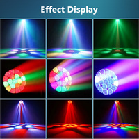 19 projecteurs à tête mobile Bee Eye 40W RGBW avec contrôle individuel des pixels, effets macro dynamiques multiples, lumière adressable DMX pour scène et DJ