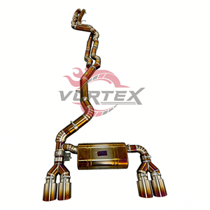 ท่อไอเสีย VORTEX คุณภาพสูง ขนาด 1.2 มม. ไทเทเนียมแบบมีวาล์ว ขัดเงาแบบกระจก รับประกัน 24 เดือน ความพอดี 100% สำหรับ M2C F87 N55 - Product Image 1