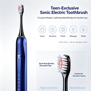 <span class=keywords><strong>Cepillo</strong></span> de Dientes Eléctrico 2 en 1 y <span class=keywords><strong>Irrigador</strong></span> Bucal, Recargable, 5 Modos, 4 Cabezales de <span class=keywords><strong>Cepillo</strong></span>, 5 Boquillas, Kit de Cuidado Bucal de Viaje - Product Image 3
