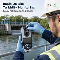 Analyseur de turbidité portable VN-3100, étanche IP65 avec exportation de données USB pour la surveillance de l'eau du robinet et des eaux usées