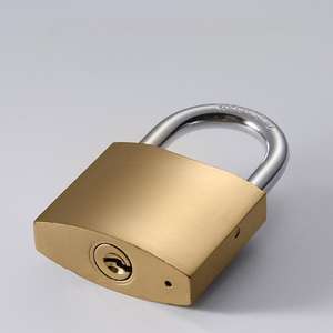 अच्छी उपस्थिति उच्च मांग ठोस सोने से चित्रित कंप्यूटर कुंजी आयरन पैडलॉक - Product Image 3