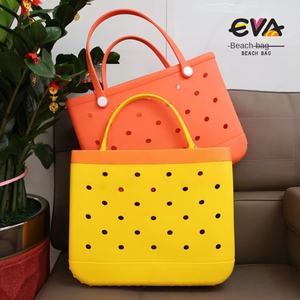 伊娃方形沙滩包欧美轻便开顶时尚DIY大容量镂空女式手提包海边特价 - Product Image 3