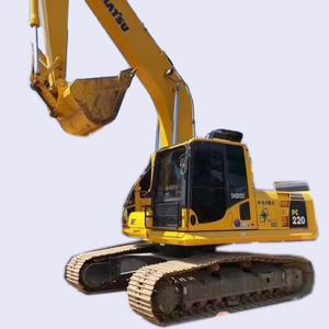 Excavadora sobre orugas Komatsu PC220 importada de Japón al por mayor, excavadoras de 22 toneladas | Oruga confiable de segunda mano para trabajos pesados - Product Image 2