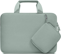 Ensemble de housses pour ordinateur portable en néoprène souple, imperméable, antichoc, sac intérieur pour ordinateur portable, couleur unie, sac pour tablette portable avec poignée de transport
