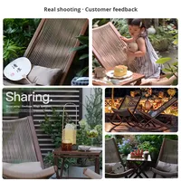 Chaise de loisirs en rotin pour adultes, design moderne et simple, chaise de salon inclinable à bascule pour la maison, balcon, meubles de salon, canapé de détente