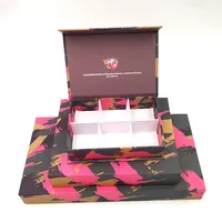 식품 학년 공장 도매 맞춤형 플립 탑 박스 종이 포장 마카롱 선물 상자 자석