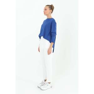 Puane Women's Ecru Carrot Fit Fabric Trousers with Comfortable Design for Urban Lifestyle - Model 18118PNT - Product Image 2