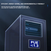 Armoires de solutions de haute qualité avec climatiseur système de refroidissement en rack de serveur intelligent centre de données modulaire serveur de réseau intelligent