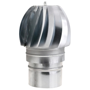 Cappuccio di aspirazione zincato per stufa 150 mm. - Product Image 1